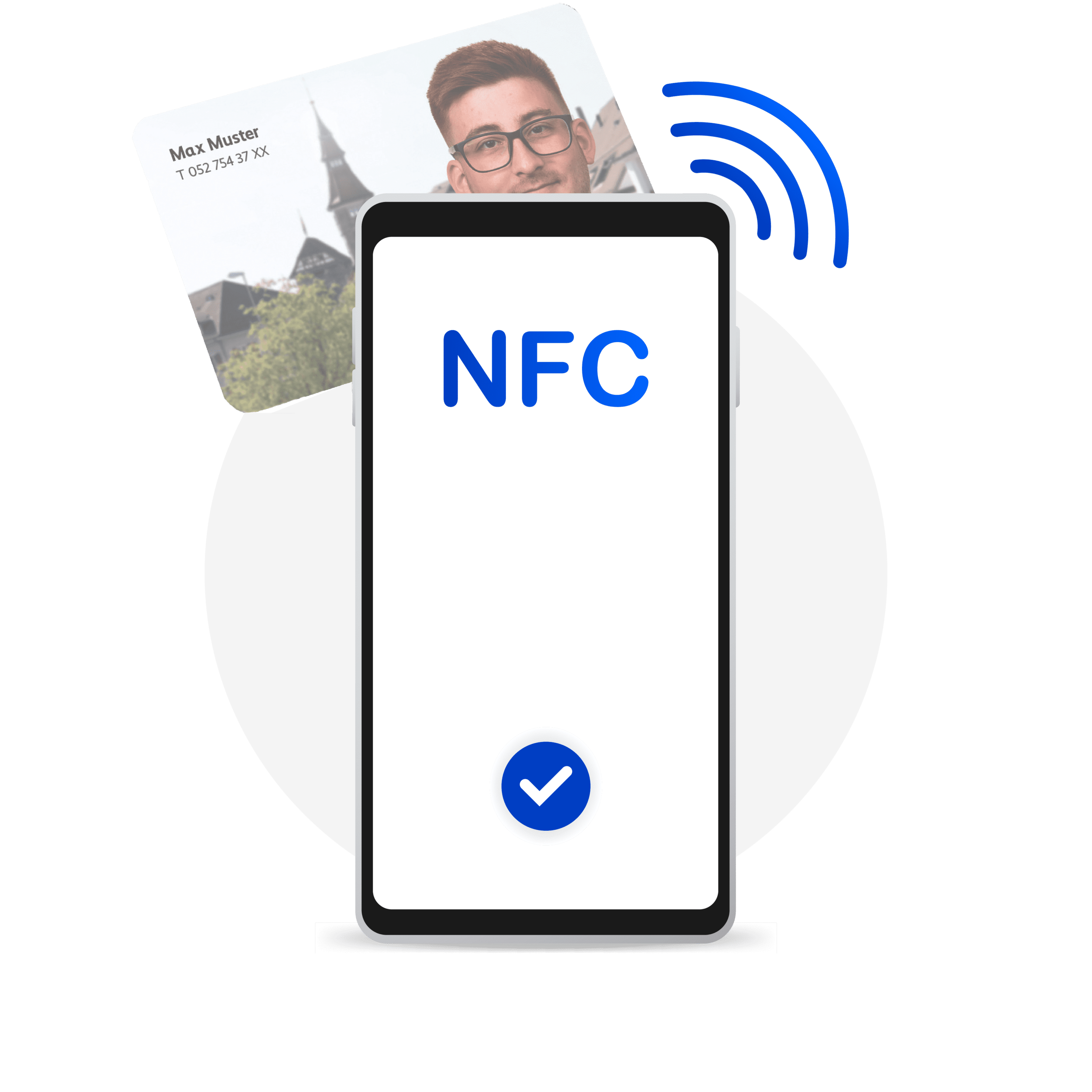 Digitale Visitenkarte NFC